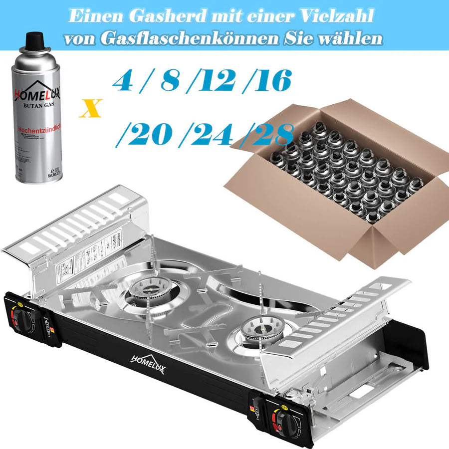 HOMELUX Gaskochfeld - Der Ultimative Gaskocher für Camping
