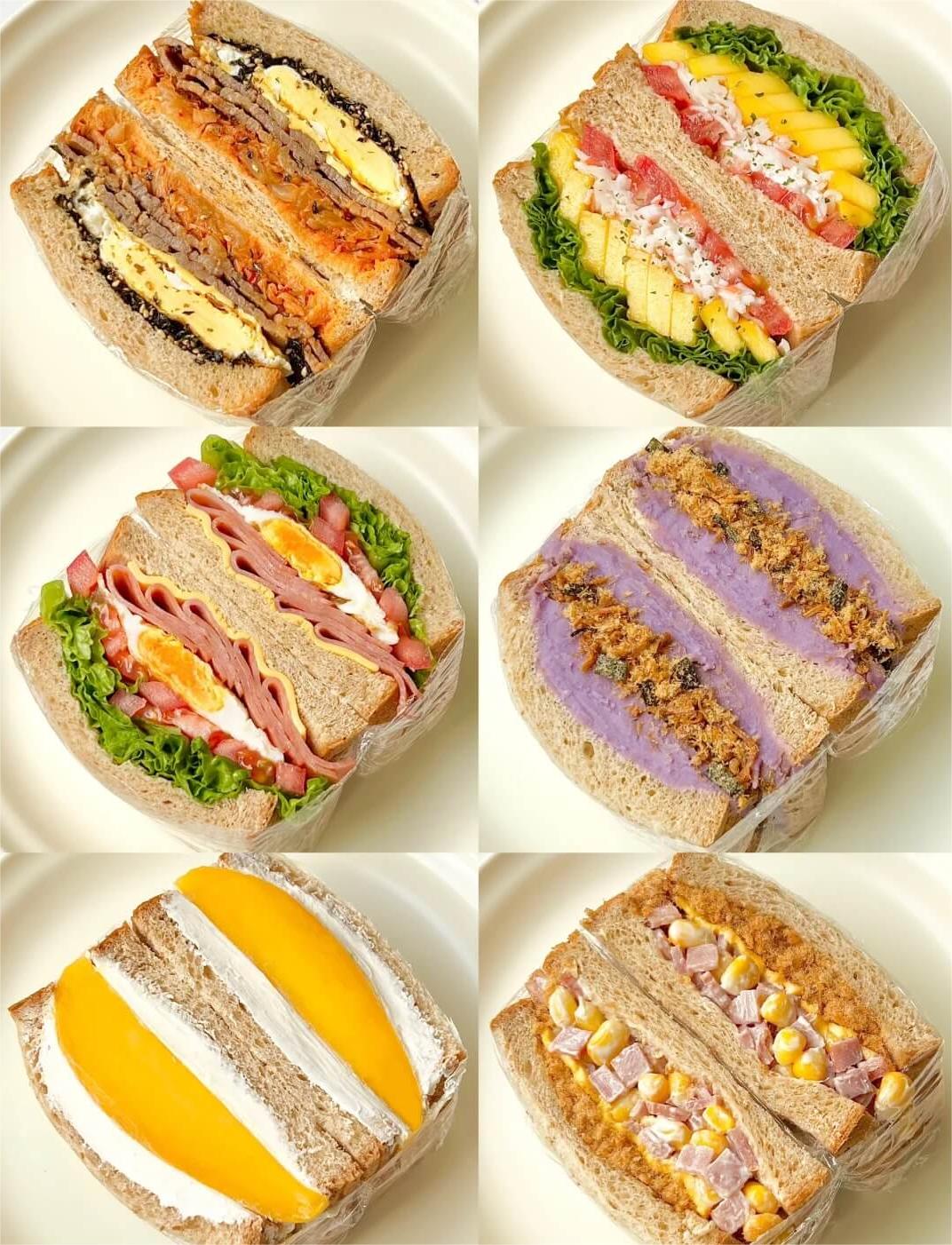 Several refreshing and delicious sandwich recipes!