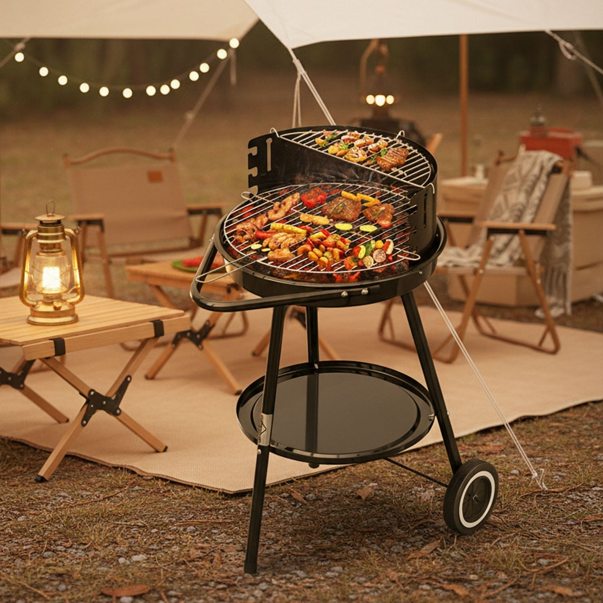 Schritt für Schritt zum gelungenen BBQ: Wie Sie Wind und Hitze beim Grillen im Garten und beim Camping meistern
