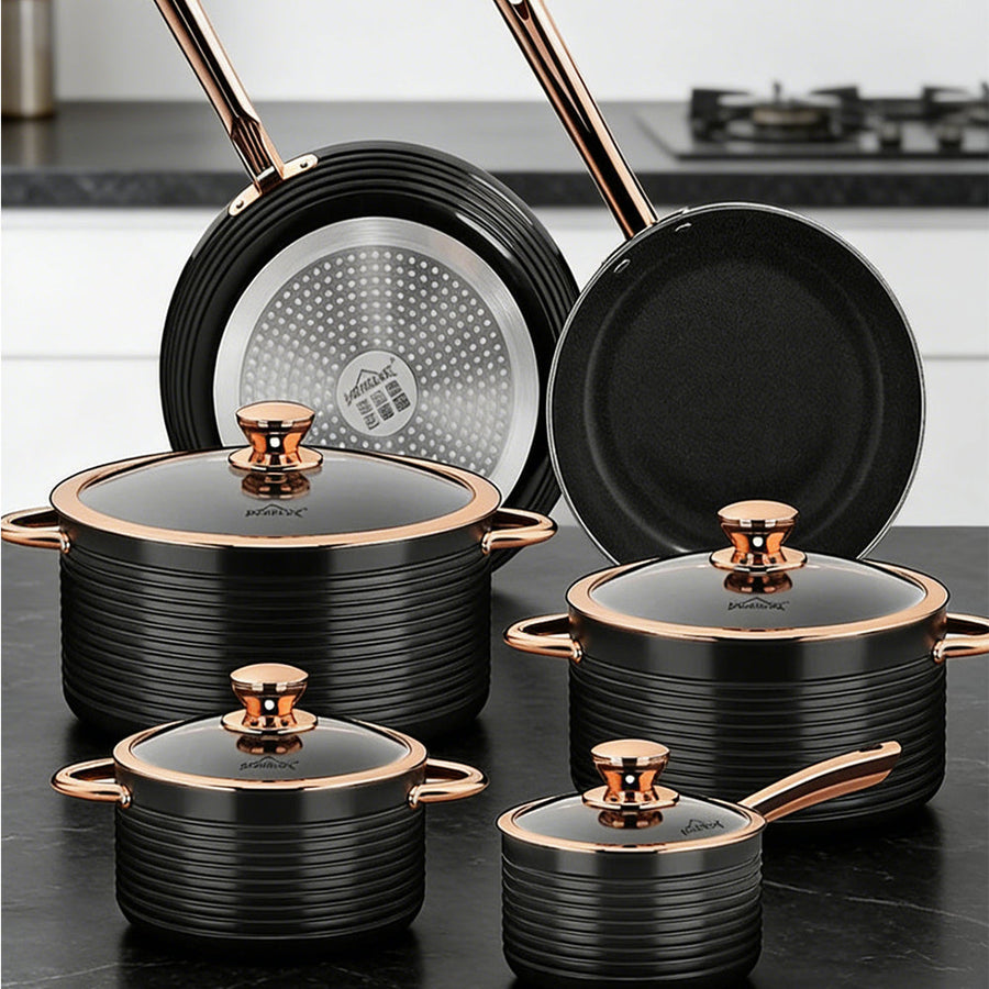 HOMELUX 10tlg Induktions-Töpfe Set