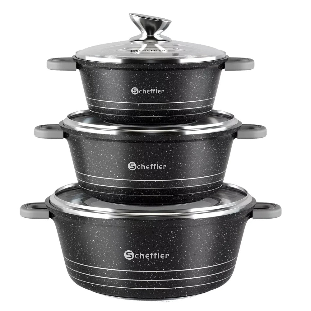 Scheffler Topfset für Induktionskochfelder: Gesund und Effizient Kochen