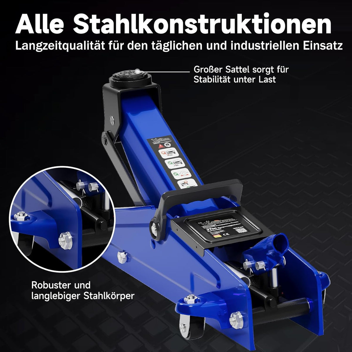 3T Hydraulischer Wagenheber: Maximale Sicherheit für Ihre Werkstatt