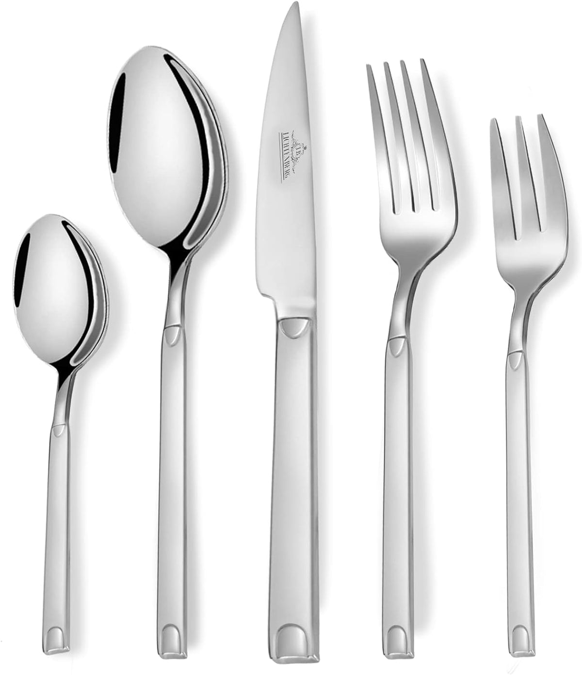 72-teiliges Besteckset aus glänzendem 18/10-Edelstahl für 12 Personen. Spülmaschinenfest & langlebig. Perfekt für jede Gelegenheit