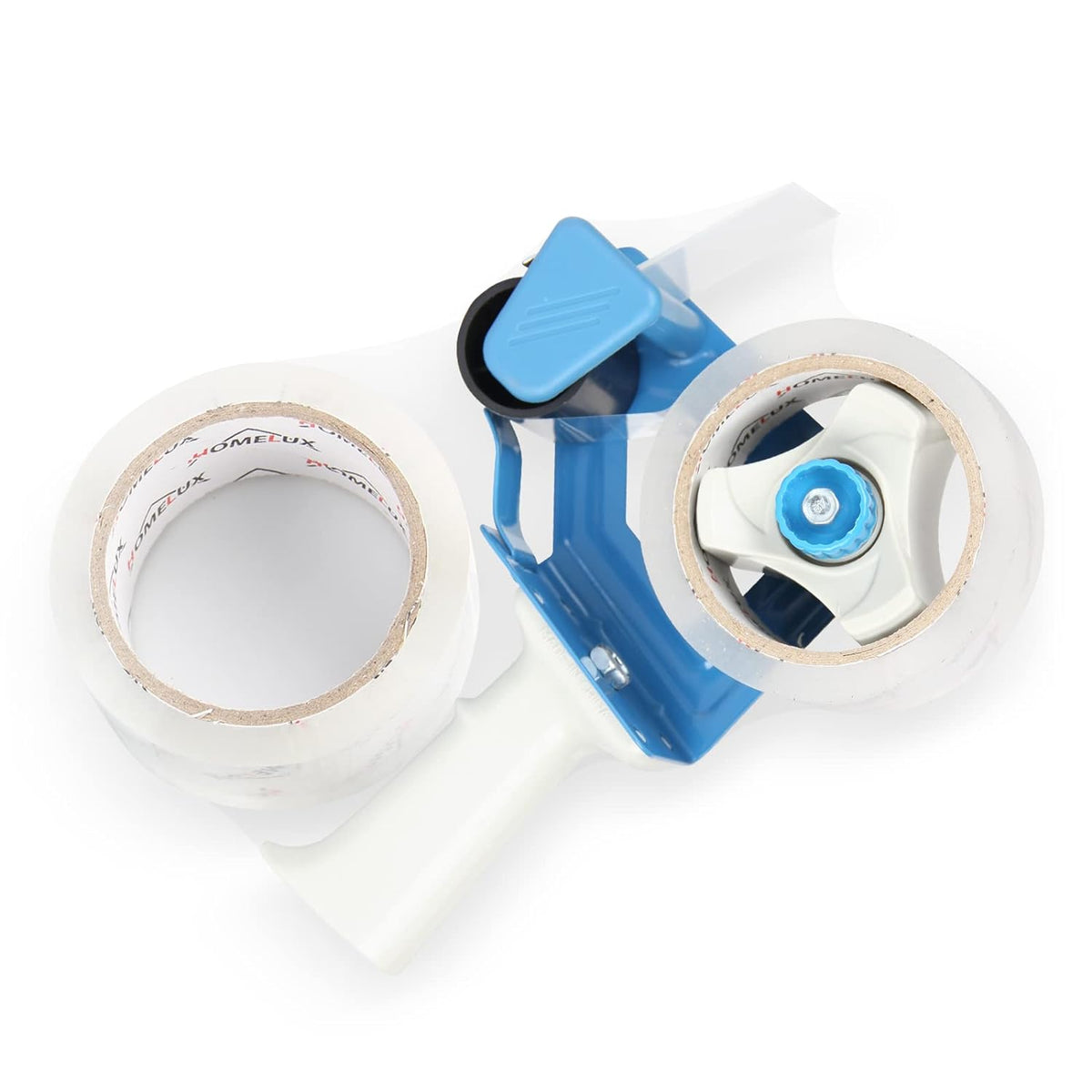 HOMELUX Transparentes Paketklebeband Geräuscharm, 66m lang, 50mm breit, ideal für Paketversand & Versandschachteln