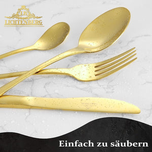 Besteckset 24  teilig Besteck Tafelbesteck Essbesteck Edelstahl