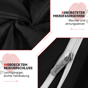 Bettwäsche Sets 220x240 4pcs Bettbezüge 200 x 220 1er Set 50x70 2er Kissenbezüge Schwarz