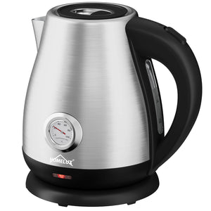 Edelstahl Retro Teekessel mit 1,7L Fassungsvermögen