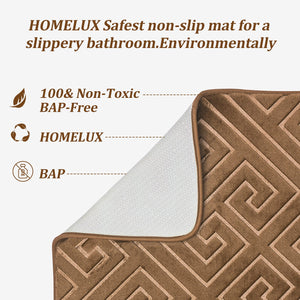 Ultra-absorbierende Badematte für trockene Böden