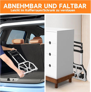 Klappbar: Homelux 75kg Transportkarre