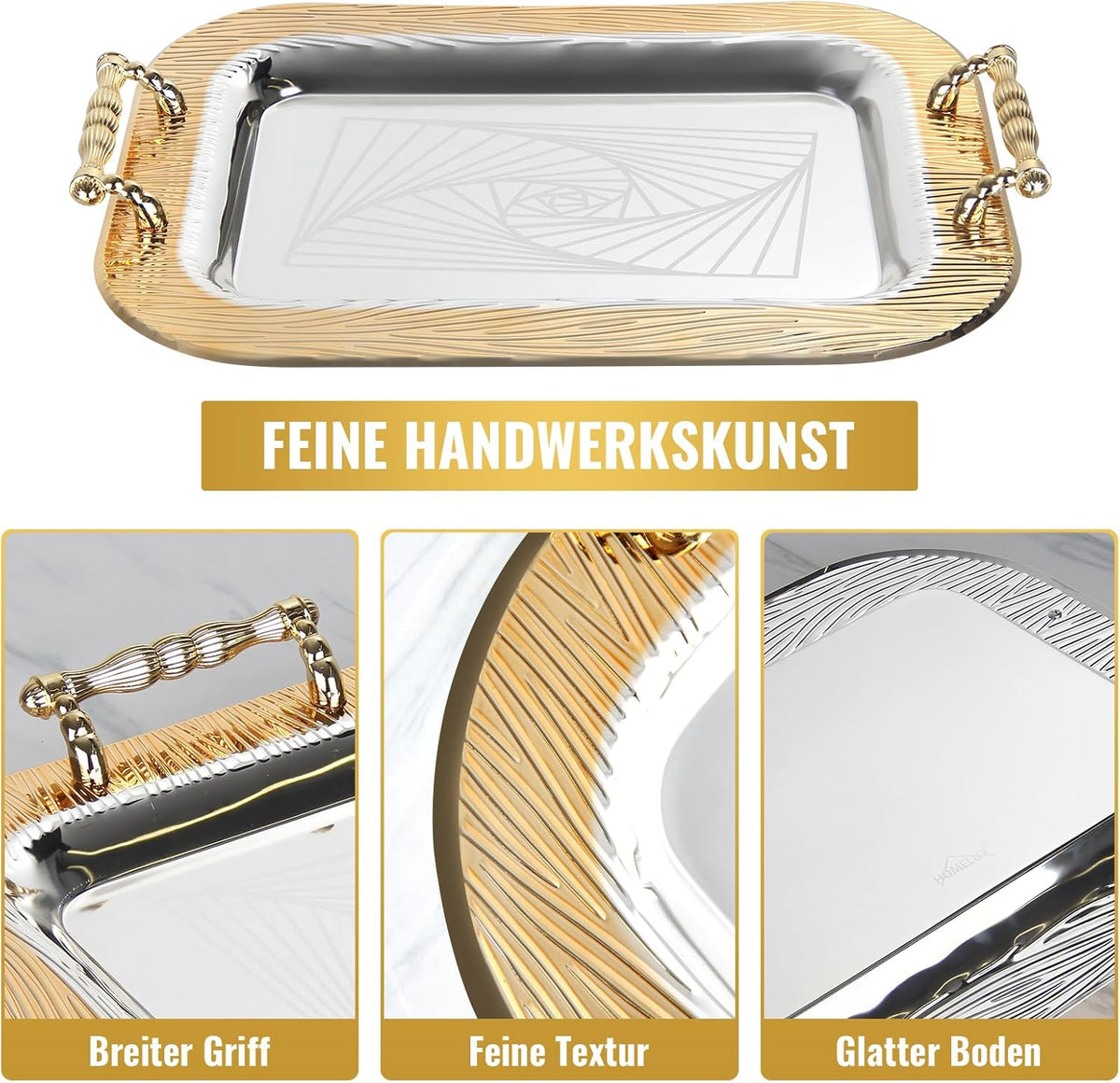 Funktionales HOMELUX Tablett für kreative Weihnachtsdekorationen