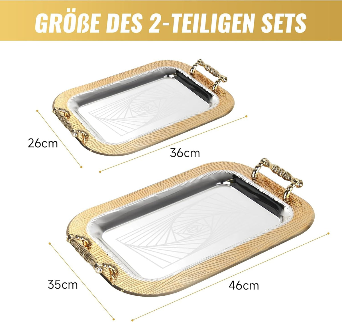 Langlebiges HOMELUX Tablett aus erstklassigen Materialien
