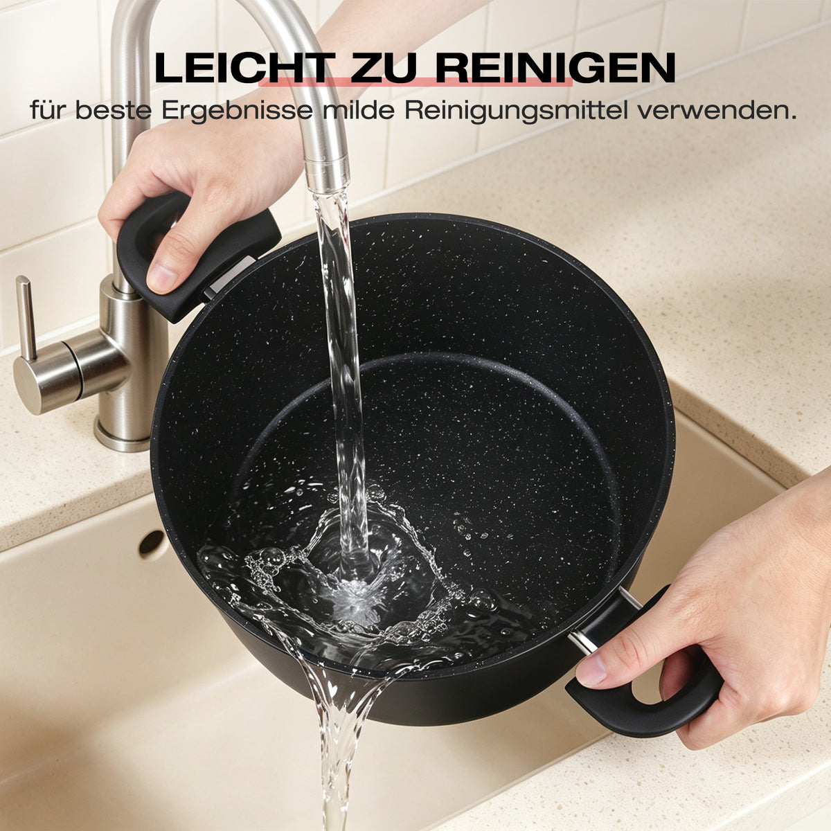 15tlg Topfset Induktions Töpfe Set Antihaft-beschichtete Aluminium KochtopfSet Homelux Töpfe Set