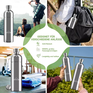 HOMELUX Sprudelwasser-Macher in Weiß, mit / ohne 1L PET-Flasche 316 Edelstahl-Behälter