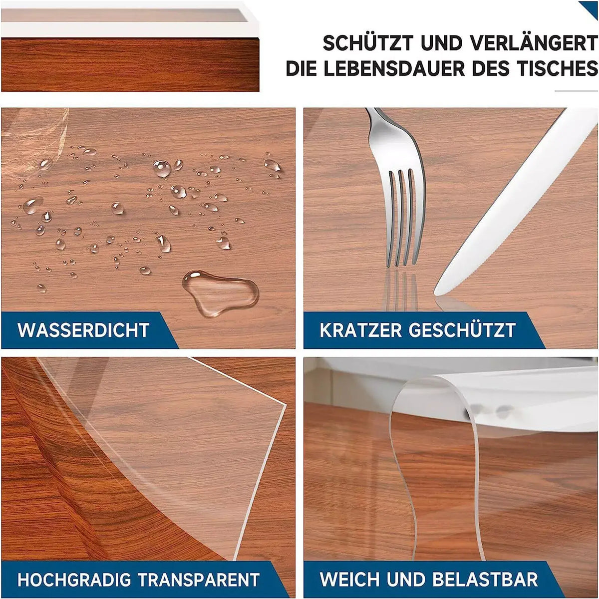 HOMELUX Tischfolie - Langlebig und wiederverwendbar