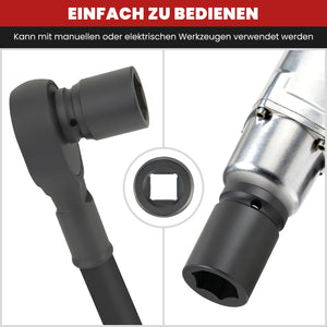 26-tlg. 3/4" Schlagschrauber Steckschlüsselsatz Cr-Mo SAE | Kraftnuss-Set für LKW & Traktoren