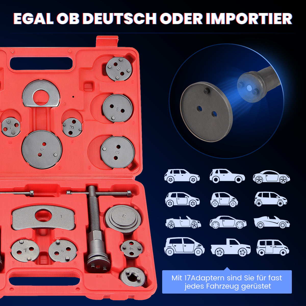 bremskolbenruecksteller set fuer professionelle anwendung