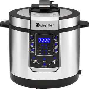 Multikocher 6L 1000W Edelstahl Reiskocher Schnellkochtopf Dampfgarer Reis