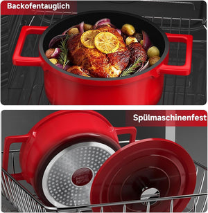 Spülmaschinenfreundliches Homelux Kochtopf Set – Einfach zu reinigen